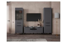 Комплектующие Иадама графит / софт 5 Готовая гостиная