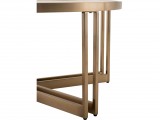 Стол журнальный STOOL GROUP Алиада 90*90 Светлая керамика/шампан купить