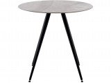 Стол обеденный Ники круглый керамика 800 Italian light grey от производителя