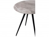 Стол обеденный Ники круглый керамика 800 Italian light grey купить