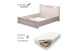 Кровать Афродита 20 140х200 с матрасом BSA в комплекте