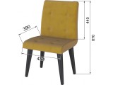Стул Лилу горчичный купить