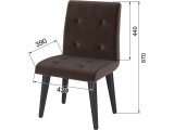 Стул Лилу коричневый купить
