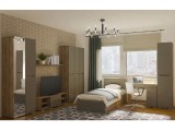 Кровать с настилом 90х200 Наоми КР-12, графит распродажа