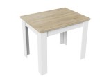 Промо Тип 3 белый / дуб сонома светлый Стол деревянный недорого