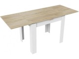 Промо Тип 3 белый / дуб сонома светлый Стол деревянный от производителя