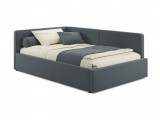 Мягкая кровать-тахта Kapri 1200 маренго темно-серый c подъемным  недорого