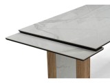 Бернардо 180x90 statuario titan gloss / дуб монтана Керамический распродажа
