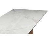 Бернардо 180x90 statuario titan gloss / дуб монтана Керамический фото