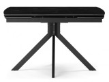 Катчел 120(180)x80 черный мрамор / черный Керамический стол купить