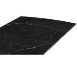 Катчел 120(180)x80 черный мрамор / черный Керамический стол распродажа