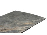 Катчел 120(180)x80 nebula gold / черный Керамический стол купить
