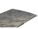 Катчел 120(180)x80 nebula gold / черный Керамический стол распродажа