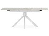 Катчел 120(180)x80 белая шагрень / белый Керамический стол от производителя