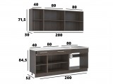 Кухонный гарнитур Маша 2.0 м, камень от производителя