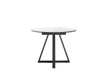 Стол DikLine SKZ100 d1000 Керамика Cristal Onyx Bianco Polished/ распродажа