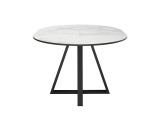 Стол DikLine SKZ100 d1000 Керамика Cristal Onyx Bianco Polished/ распродажа