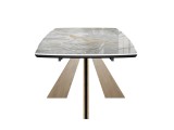 Стол DikLine SKP180 Керамика Titanium Silver River Polished/подс купить