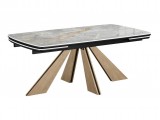 Стол DikLine SKP180 Керамика Titanium Silver River Polished/подс недорого