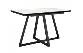 Кухонный стол DikLine SKF120 Керамика Cristal Onyx Bianco Polished/подсто