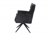 Стул DikLine 6824 тк. Серая 709-23, опоры черные поворотный от производителя