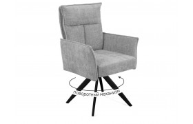 Стул DikLine 6824 т.к Светло-серая 709-21, опоры черные