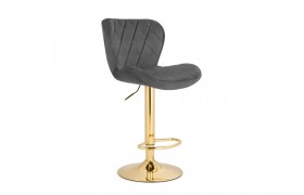 Кресло Porch dark gray / golden Барный стул