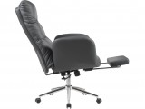 Кресло руководителя STOOL GROUP TopChairs Solid с оттоманкой Сер купить