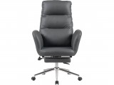 Кресло руководителя STOOL GROUP TopChairs Solid с оттоманкой Сер распродажа