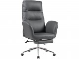Кресло руководителя STOOL GROUP TopChairs Solid с оттоманкой Сер недорого