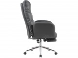 Кресло руководителя STOOL GROUP TopChairs Solid с оттоманкой Сер от производителя