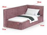 Кровать Bever (120х200) Правое распродажа