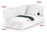 Кровать Bever (120х200) Правое купить