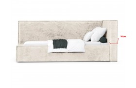 Кровать Bever (140х200) Правое