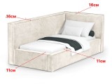 Кровать Bever (90х200) Правое распродажа