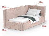 Кровать Bever (90х200) Правое купить