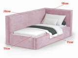 Кровать Bever (90х200) Правое купить