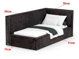 Кровать Bever (90х200) Правое распродажа