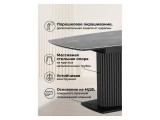 Фестер 140(180)х80 larka grey / черный Керамический стол распродажа