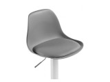 Soft gray / chrome Барный стул недорого