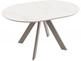 Стол STOOL GROUP Миндель круглый D100 керамика Белый глянец/Латт купить