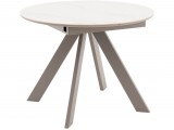 Стол STOOL GROUP Миндель круглый D100 керамика Белый глянец/Латт фото