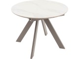 Стол STOOL GROUP Миндель круглый D100 керамика Белый глянец/Латт от производителя