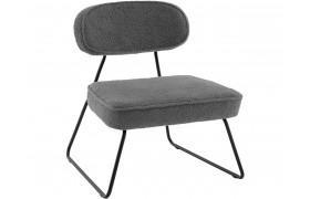 Кресло STOOL GROUP Kate new букле Темно-серый