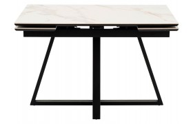 Кухонный стол STOOL GROUP Кассика 120/80 керамика Белый/Черный