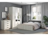 Кровать с реечным настилом Фиеста LIGHT 160х200, Дуб крафт белый распродажа