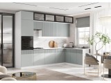 Кухня Оливия NEW 3,0х1,8м, Шарли Бриз, Белый недорого