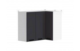 Кухня МК Аленушка ВПУ 1000 Магнолия Сталь,скоба черный