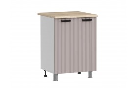 Кухня МК Аленушка Н 600 Лотос Кашемир,скоба антрацит (без столешницы)