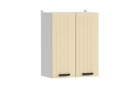 Кухня МК Аленушка В 600 Орхидея Крем, скоба черная